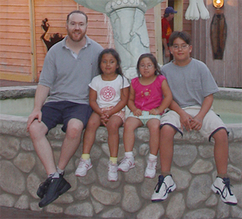 Robert Stanek and his family