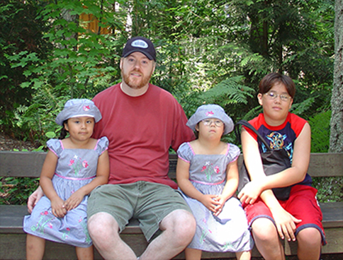 Robert Stanek and his family